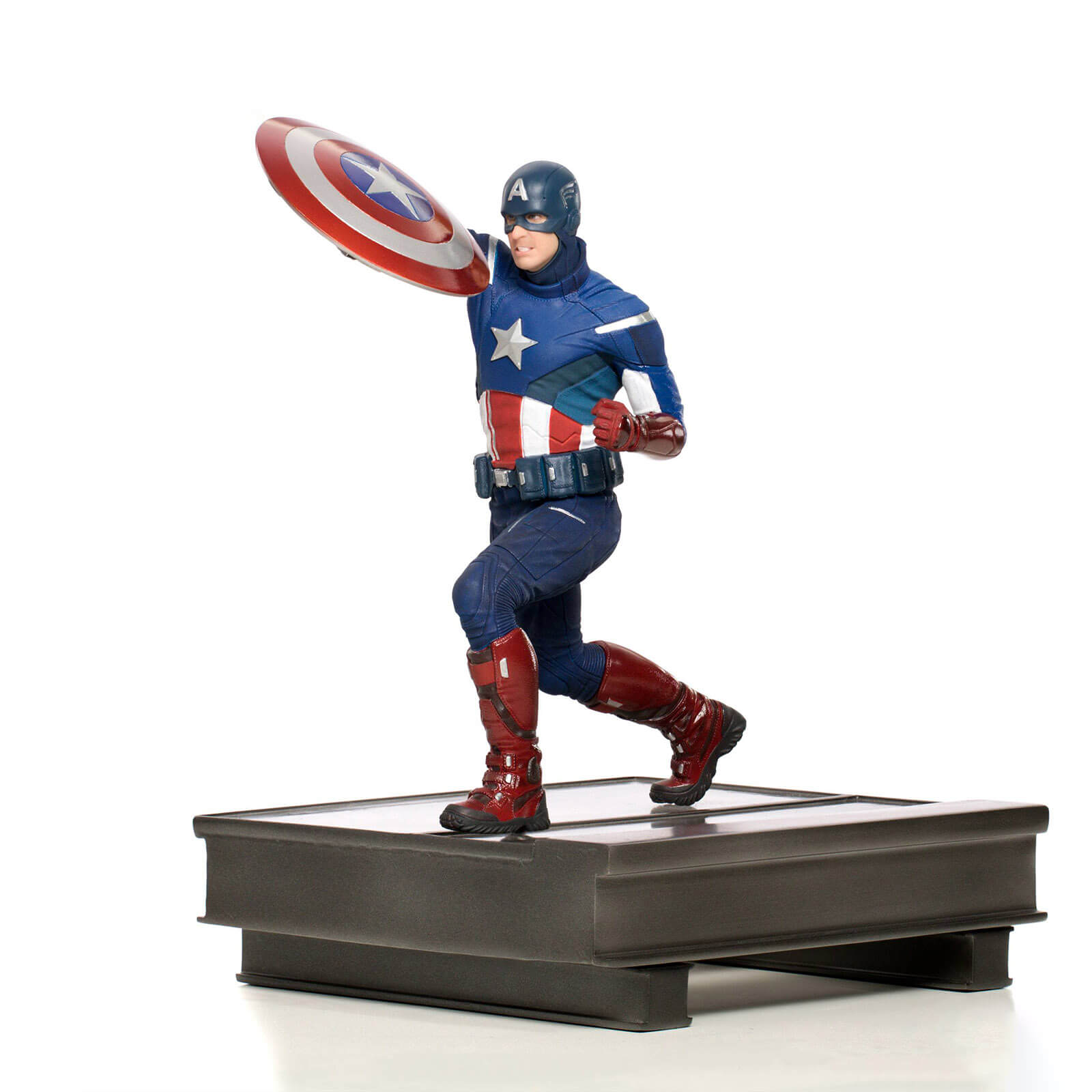 Iron Studios Statuette Captain America à l'échelle 1/10 BDS Art Scale Marvel Avengers: Endgame 21cm - Iron Studios