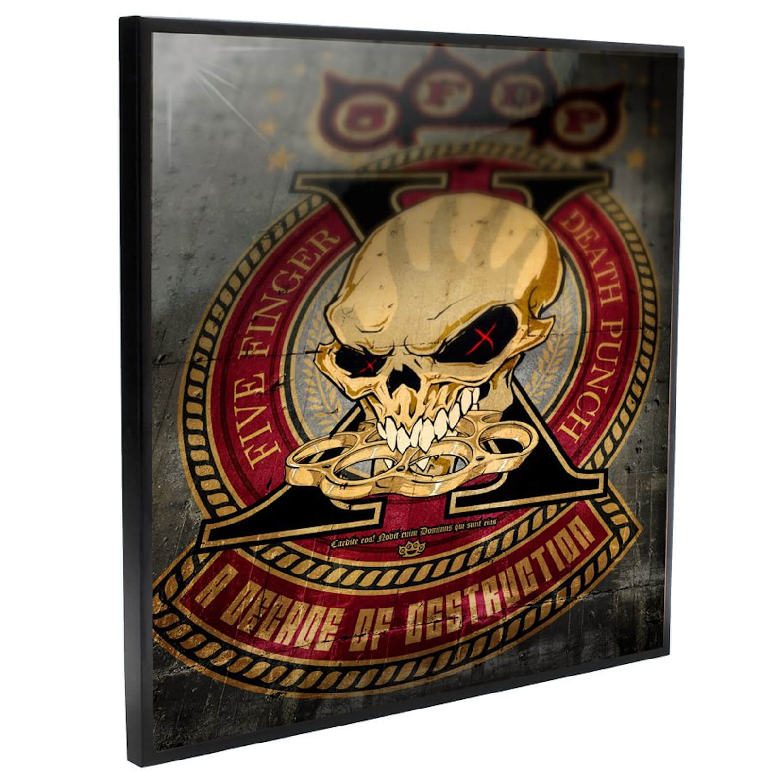 Crystal Clear Pictures Five Finger Death Punch - Decade Of Destruction Crystal Clear Pictures Wall Art