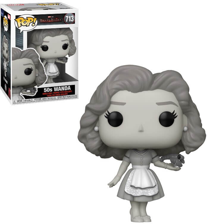 Pop! Vinyl Marvel WandaVision 50's Wanda (Black & White) Pop! Vinyl Figure