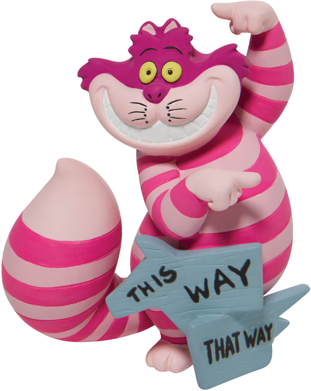 Enesco Disney This Way Cheshire Cat Figurine