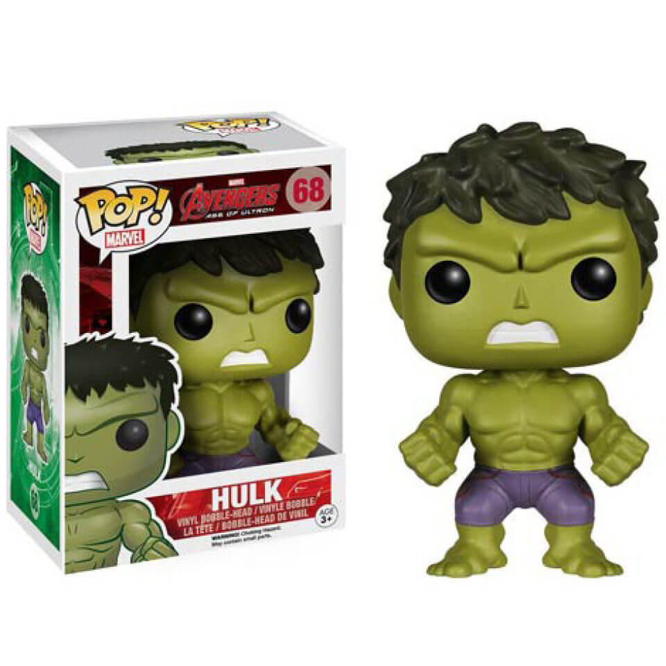 Pop! Vinyl Figurine Hulk Bobblehead Avengers : L’Ère d’Ultron Funko Pop!