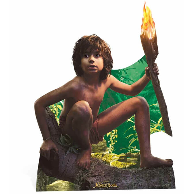 Star Cutouts Silhouette Découpée en Carton Mowgli Le Livre de la Jungle