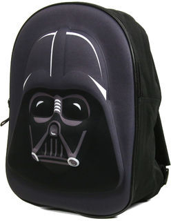 Disney Sac à dos Star Wars Dark Vador 3D pour maternelle Noir