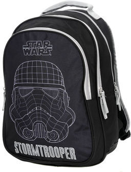 Disney Sac à dos Star Wars Stormtrooper 3D Modeling CE2/Collège Noir