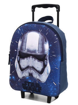 Disney Sac à dos à roulettes Star Wars Soldat Impérial 33 cm maternelle Bleu