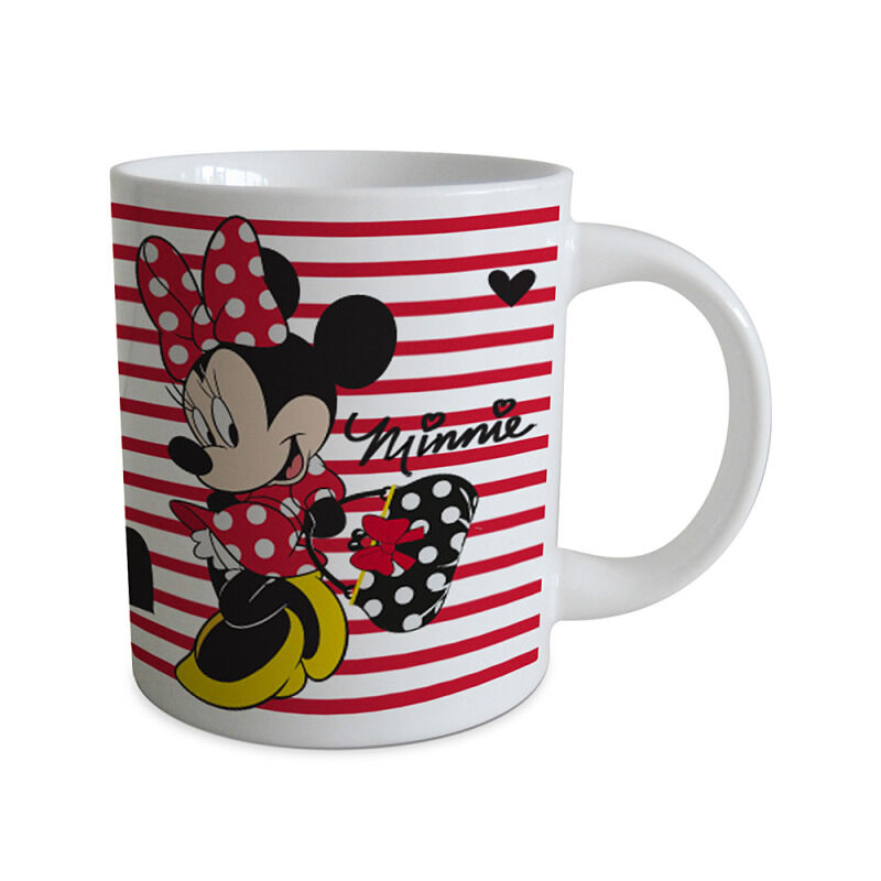 Mug Minnie? rayé rouge