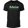 JIAERLE TOYS Atheism Men's T-Shirt Funny Religion Atheist God Dawkins Belief Prophet Black XXL