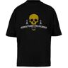 Jinbetee Creature Features Skull Zwart Flodderig T-Shirt, Unisex Oversized T-Shirt