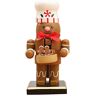 Yumira Notenkraker soldaat figuren Kerstmis hout notenkraker ornamenten Santa sneeuwpop pinguïn Chef pop notenkraker figuren desktopdecoratie 16 cm