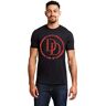 Marvel Heren Daredevil Logo T-shirt, Zwart, L