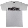 Popgear Call Of Duty Warzone Text Logo T-shirt, Volwassenen, S-5XL, Heather Grey, Officiële Koopwaar