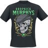 Dropkick Murphys Skelly Skull T-shirt zwart XL 100% katoen Band merch, Bands, Schedels