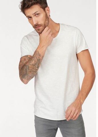 Jack & Jones T-shirt »JJEBAS TEE SS U-NECK NOOS«  - 12.99 - wit - Size: Extra Small