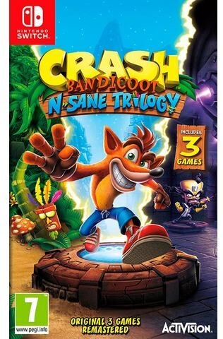 Nintendo Game NINTENDO SWITCH Crash Bandicoot N'Sane Trlogy  - 44.99