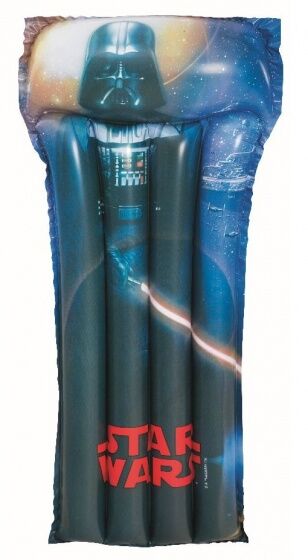 Bestway luchtbed Star Wars 191 x 89 cm blauw - Zwart