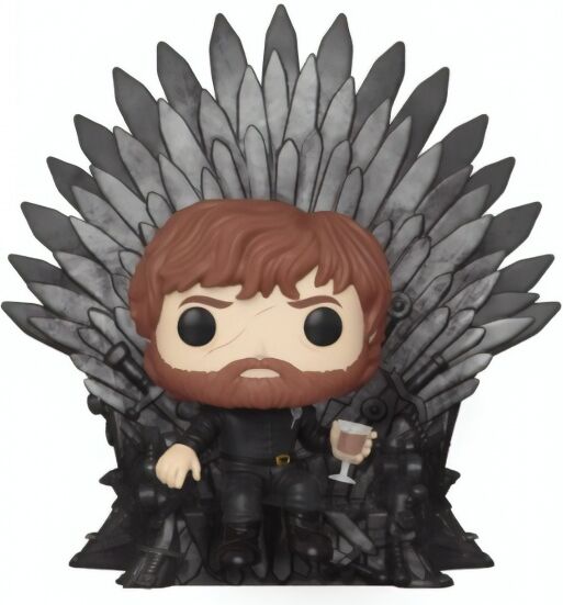 Funko Pop! Deluxe: Game of Thrones Tyrion Iron Throne 13 cm - Zwart