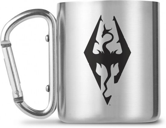 GB Eye mok Skyrim zilver/zwart 250 ml - Zilver,Zwart