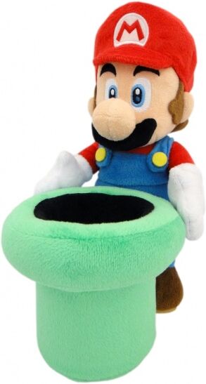 Little Buddy knuffel Super Mario Bros: Mario & Warp Pipe 23 cm - Multicolor