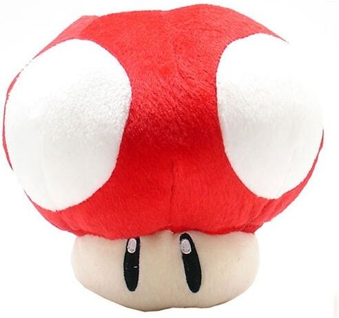 Little Buddy knuffel Super Mario Bros: Mushroom 30 cm rood - Rood