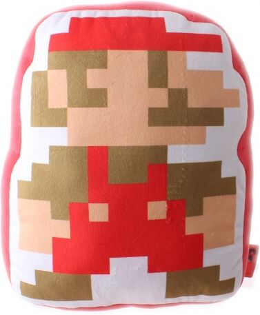 Little Buddy kussen Super Mario Bros: Mario 8 Bit rood 29 cm - Rood