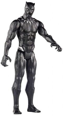 Marvel Avengers Titan Hero Series Black Panther 30 x 10 cm zwart - Zwart