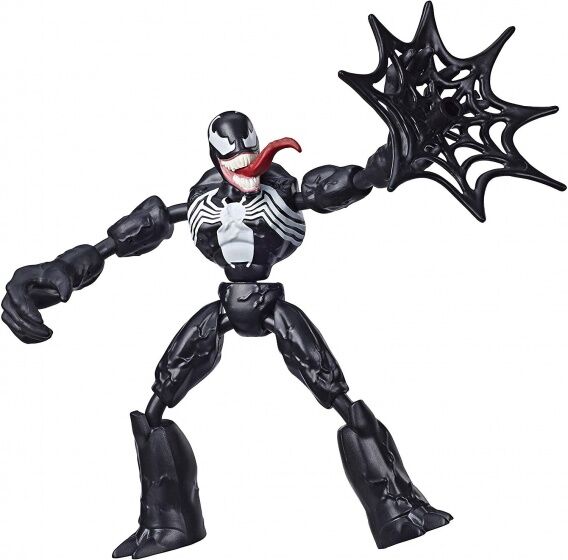 Marvel Spider Man Bend And Flex Venom 15 cm actiefiguur - Zwart