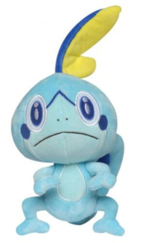 Pokémon knuffel Sobble junior 20 cm pluche blauw - Blauw
