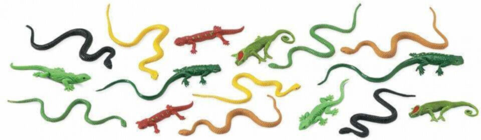 Safari speelfigurenset Reptiles junior 16 delig - Multicolor