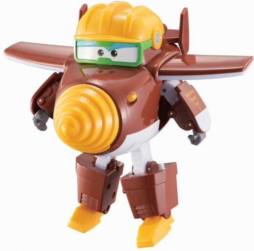 Super Wings transforming speelfiguur Todd 24,5 cm - Bruin