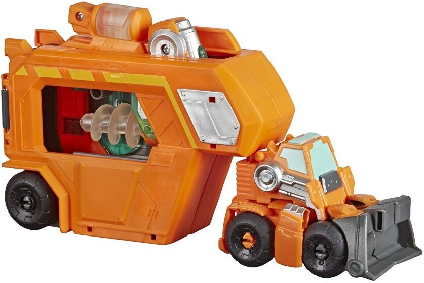 Transformers Robot Wedge Rescue Trailer 11 cm actiefiguur - Oranje