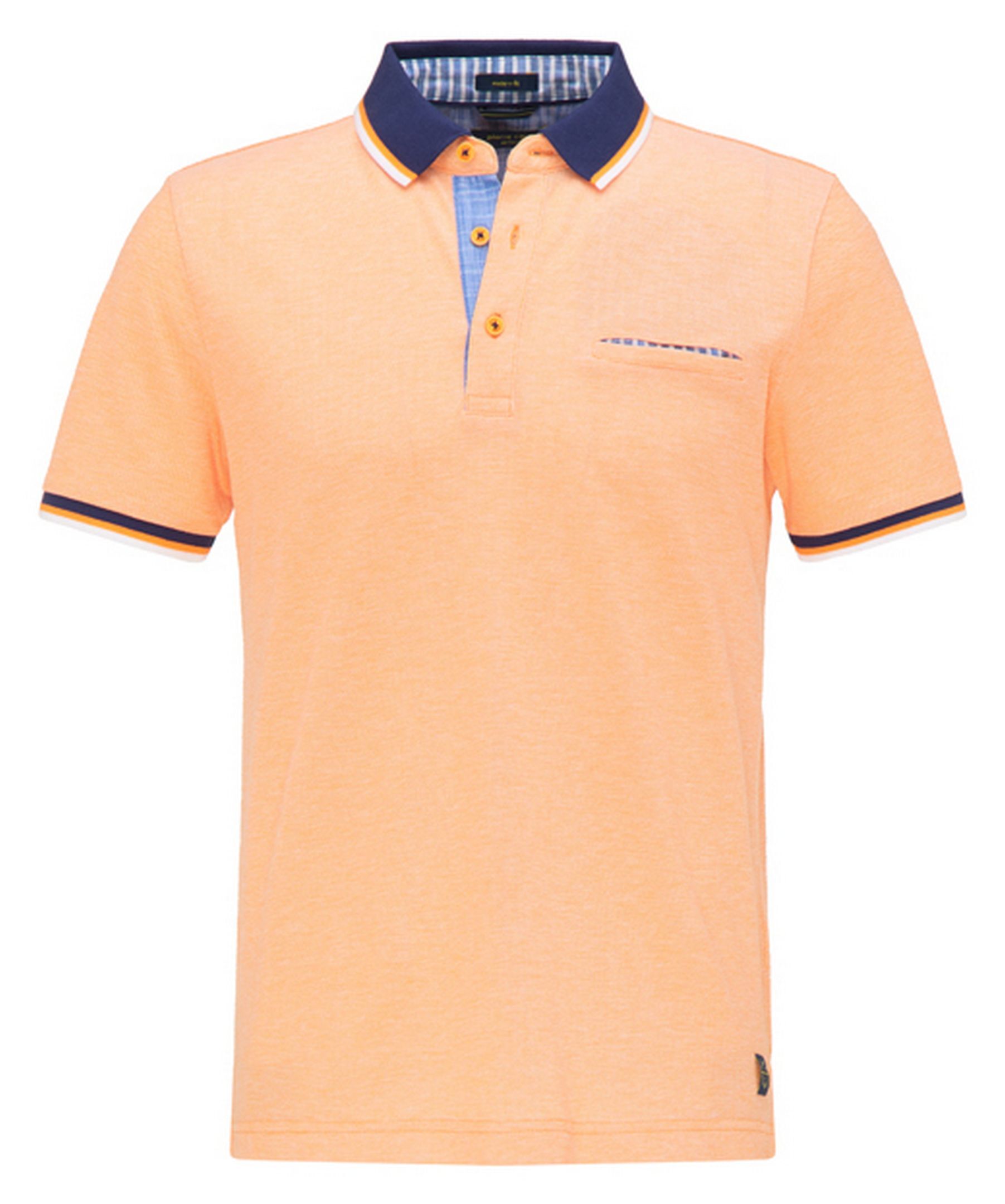 Pierre Cardin Polo Piqué Airtouch Uni Multicolor Oranje / male