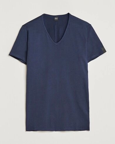 Replay V-Neck Tee Navy