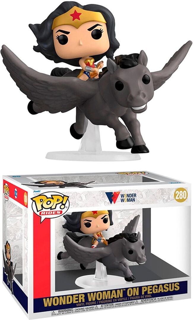 Funko Figura Pop! Wonder Woman On Pegasus Wonder Woman 80th - Funko