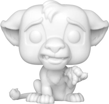 Disney Figura Funko POP : Lion King - Simba (Diy)(Wh)