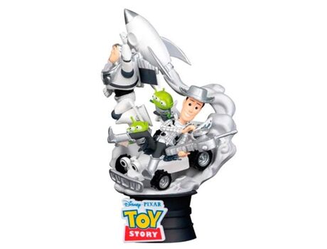 Beast Kingdom Figura Figura Diorama Woody, Buzz &#38; Aliens Toy Story Disney Pixar 15cm
