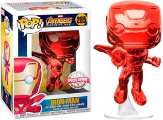 Funko Pop! Figura Marvel Avengers Infinity War Iron Man Red Exclusive