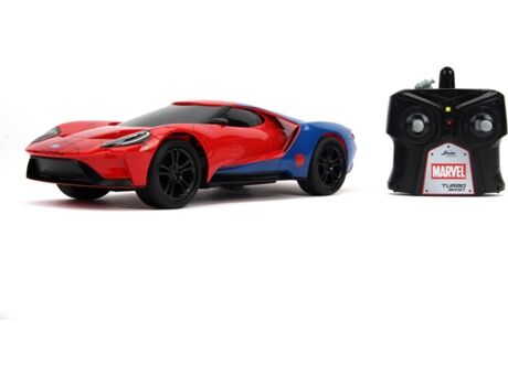 Jada Carro Telecomandado Spiderman 2017 Ford GT (Idade Mínima: 6 - Alcance: 25 m - Velocidade Máxima: 9 Km/h)