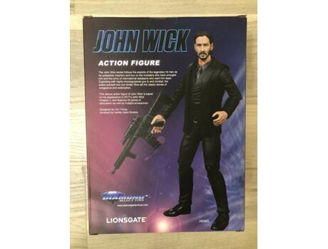 Diamond Select Figura De Ação John Wick Black Suit Diamond