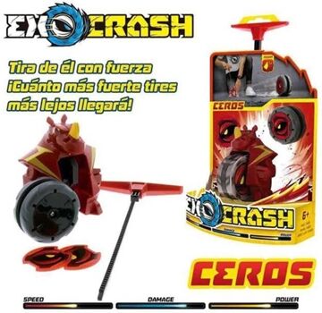 Goliath Pião Exocrash Rinoceronte (Vermelho Chama)