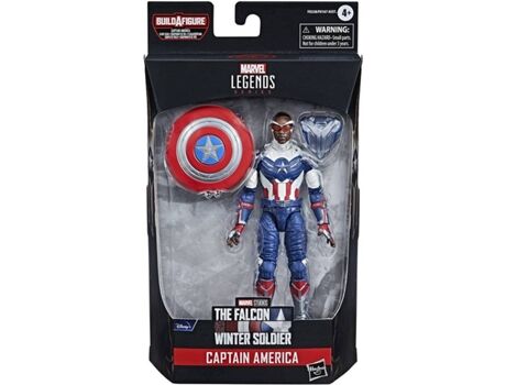 Hasbro Figura Capitão América (Idade Mínima: 4 Anos - 27 x 14 x 6,5 cm)