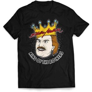 T-shirt EDDIE MEDUZA - KING OF THE ROCKERS   HerrLSvart Svart