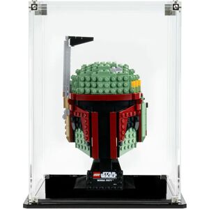 Wicked Brick Display case for LEGO® Star Wars™ Boba Fett Helmet (75277) - Display Case with Clear Background