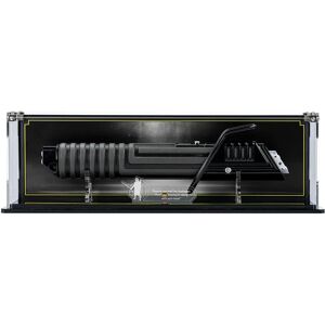 Wicked Brick Display case for Star Wars™ Black Series Mandalorian Darksaber - Horizontal / Display case with background design