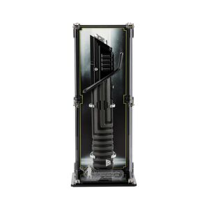 Wicked Brick Display case for Star Wars™ Black Series Mandalorian Darksaber - Vertical / Display case with background design