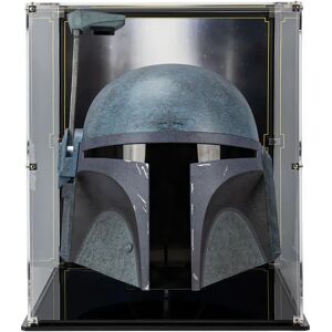 Wicked Brick Display case for Star Wars™ Black Series Mandalorian Deathwatch Helmet - Display case with background design