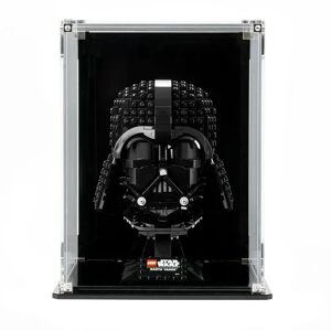 Wicked Brick Display Case for LEGO® Star Wars™ Darth Vader Helmet (75304) - Display Case with Black Back Plate