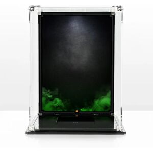 Wicked Brick Display Case for LEGO® Star Wars™ Darth Vader Helmet (75304) - Display Case with Green Background