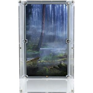 Wicked Brick Standard Wall Mounted Display Cases for Hot Toys 1/6th Scale Figure - Wall Mount with Forest Background 2