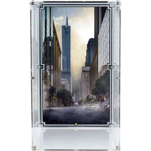 Wicked Brick Standard Wall Mounted Display Cases for Hot Toys 1/6th Scale Figure - Wall Mount with City Background 1