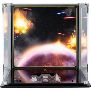 Wicked Brick Display case for LEGO® Star Wars: Anakin's Jedi Interceptor (75281) - Without stand / Display case with background